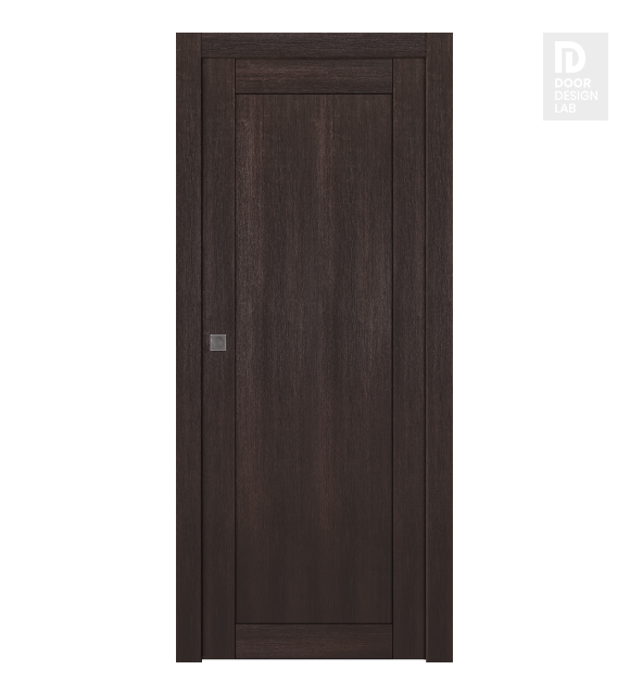 Shaker 1 Panel Veralinga Oak Modern Interior Pocket Door by Belldinni