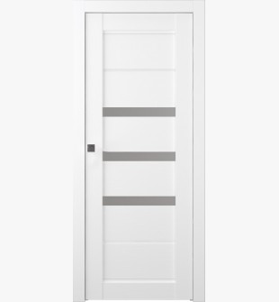 Rita Vetro Bianco Noble Pocket doors