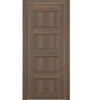 Oxford Uno 07 3R Pecan Nutwood Pocket doors