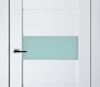 Edna Vetro Bianco Noble Modern Interior Frameless Door by Belldinni