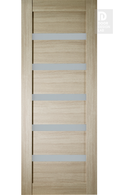 Modern Interior DOOR SLAB LEORA VETRO SHAMBOR 32" X 92 1/2" X 1 3/4" FROSTED GLASS