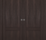 Shaker 2 Panel Veralinga Oak Modern Interior Double Pocket Doors by Belldinni