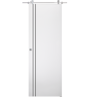 Optima 2V Black Snow White Barn doors