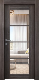 Palladio 4 Lite Clear Vetro Gray Oak