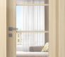 Avon 4 Lite Clear Vetro Loire Ash Modern Interior Door by Belldinni