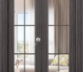 Palladio 10 Lite Clear Vetro Gray Oak Modern Interior Bifold Doors by Belldinni