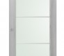 Avon 202 4H Vetro Ribeira Ash Modern Interior Barn Door by Belldinni