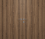 Optima Pecan Nutwood Modern Interior Double Swing Doors by Belldinni
