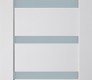 Modern Interior DOOR SLAB LEORA VETRO BIANCO NOBLE 32" X 92 1/2" X 1 9/16" FROSTED GLASS
