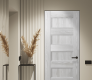 Oxford Uno 07 4R Ribeira Ash Modern Interior Frameless Door by Belldinni