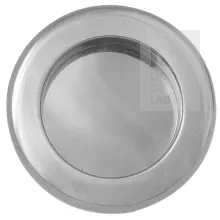 Modern Steel Front Door EMTEK FLUSH PULL ROUND PASSAGE POLISHED CHROME (US26) 2211