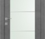 Avon 202 4H Vetro Dark Urban Modern Interior Door by Belldinni