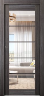 Palladio 5 Lite Clear Vetro Gray Oak