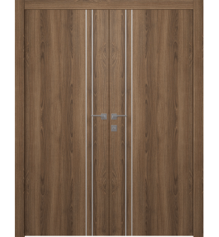 Optima 2V Pecan Nutwood Double doors