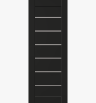 DOOR SLAB ALBA BLACK MATTE 24" X 80" X 1 3/4"