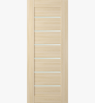 DOOR SLAB AVON 07-02 VETRO LOIRE ASH 24" X 80" X 1 3/4"