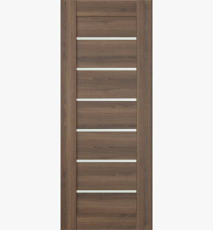 DOOR SLAB AVON 07-02 VETRO PECAN NUTWOOD 28" X 96" X 1 3/4"
