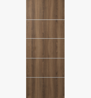 DOOR SLAB OPTIMA 4H PECAN NUTWOOD 18" X 96" X 1 3/4" SOLID CORE