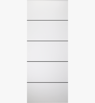 DOOR SLAB PALLADIO 4H BLACK BIANCO NOBLE 24" X 84" X 1 9/16" SOLID CORE