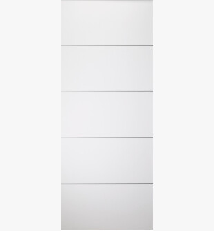 DOOR SLAB ARVIKA POLAR WHITE 28" X 80" X 1 3/4" SOLID CORE