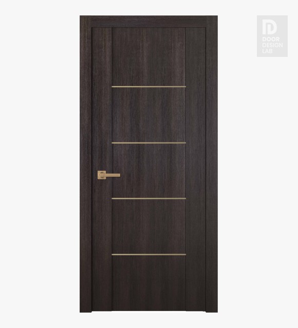 Avon 01 4H Gold Veralinga Oak Modern Interior Door by Belldinni