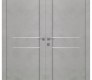 Avon 07 2Hn Light Urban Modern Interior Double Swing Doors by Belldinni