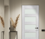 Avon 07-07 Vetro Ribeira Ash Modern Interior Frameless Door by Belldinni