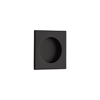 EMTEK FLUSH PULL SQUARE PASSAGE FLAT BLACK (US19) 2213