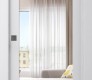 Palladio 207 Clear Vetro Bianco Noble Modern Interior Pocket Door by Belldinni