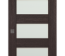 Avon 07-07 Vetro Veralinga Oak Modern Interior Barn Door by Belldinni