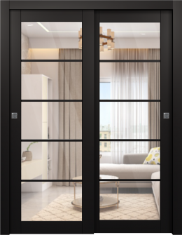 Avon 5 Lite Clear Vetro Black Matte