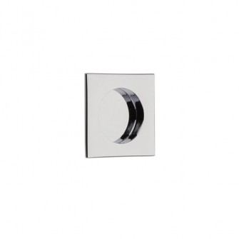 EMTEK FLUSH PULL SQUARE PASSAGE POLISHED CHROME (US26) 2213