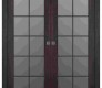 Avon 10 Lite Vetro Veralinga Oak Modern Interior Double Pocket Doors by Belldinni