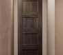 Oxford Uno 07 3R Veralinga Oak Modern Interior Frameless Door by Belldinni