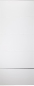 DOOR SLAB ARVIKA POLAR WHITE 18" X 80" X 1 3/4" SOLID CORE