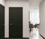 DOOR SLAB OPTIMA BLACK MATTE 28" X 96" X 1 3/4" SOLID CORE