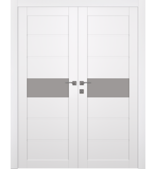 Edna Vetro Snow White Double doors