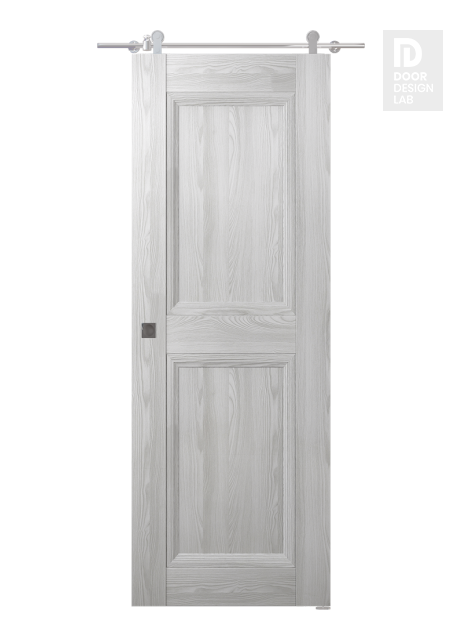 Oxford Duo 07 Rn Ribeira Ash Modern Interior Barn Door by Belldinni