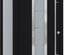 MODERN FRONT STEEL DOOR ARGOS BLACK/WHITE 49 1/4" X 81 11/16" LHI + SIDELITE LEFT