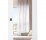 Smart Pro 207 Clear Vetro Polar White Modern Interior Barn Door by Belldinni