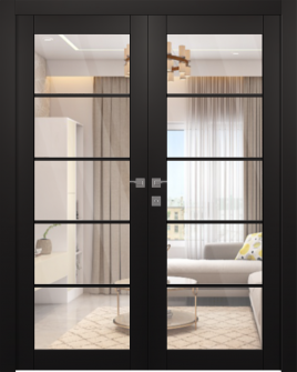 Avon 5 Lite Clear Vetro Black Matte