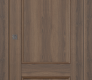 Oxford Uno 07 R Pecan Nutwood Modern Interior Pocket Door by Belldinni