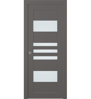 Leti Vetro Gray Matte Pocket doors