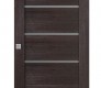 Avon 07-02 Vetro Veralinga Oak Modern Interior Barn Door by Belldinni