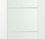 Modern Interior DOOR SLAB SMART PRO H3G 4H VETRO POLAR WHITE 28" X 92 1/2" X 1 3/4" TEMPERED FROSTED GLASS