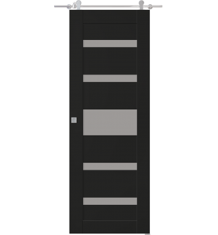 Gina Vetro Black Matte Barn doors