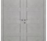 Avon 07 3R Light Urban Modern Interior Double Swing Doors by Belldinni