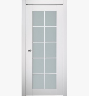 Smart Pro 10 Lite Vetro Polar White Single Doors