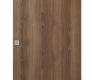 Optima Pecan Nutwood Modern Interior Barn Door by Belldinni