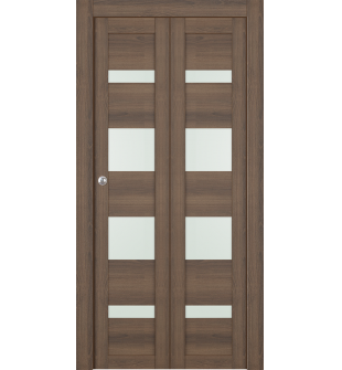 Avon 07-01 Vetro Pecan Nutwood Bi-folding doors